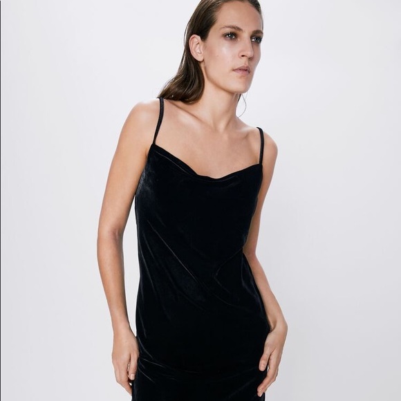 Zara velvet camisole dress Clearance